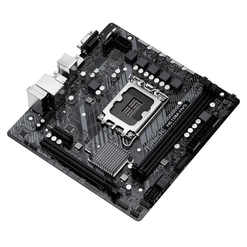 Imagem 2 de 4 do produto Placa Mãe Asrock H610m-hvs, M.atx, LGA 1700, DDR4, HDMI, VGA