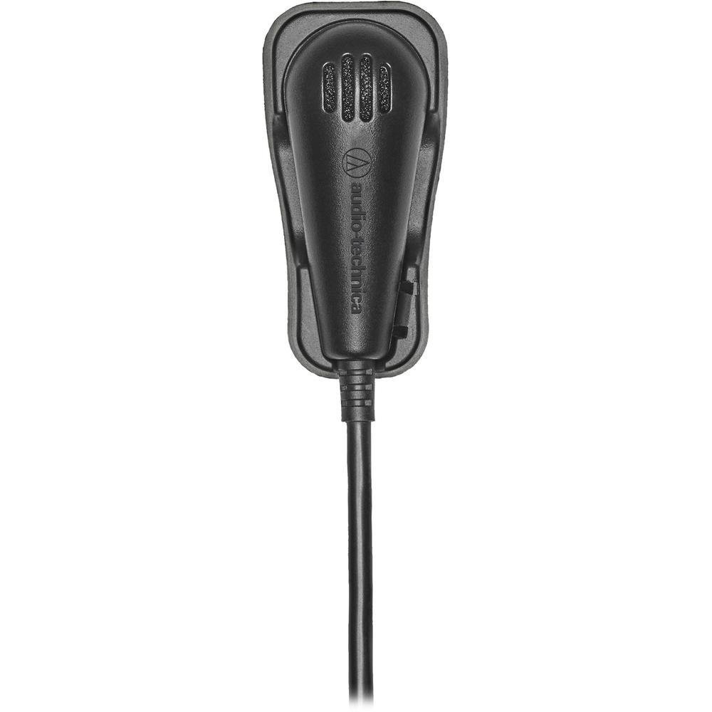 Microfone Condensador Omnidirecional de Lapela/baixo Perfil Audio-technica, Preto - Atr4650-usb