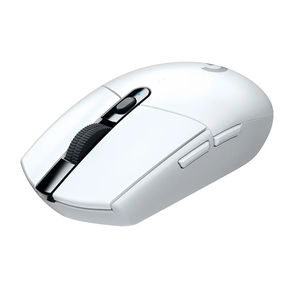 Mouse Gamer sem fio Logitech G305 Hero Lightspeed 6 Botoes Branco Mouse Gamer sem fio Logitech G305 Hero Lightspeed 6 Botoes Branco