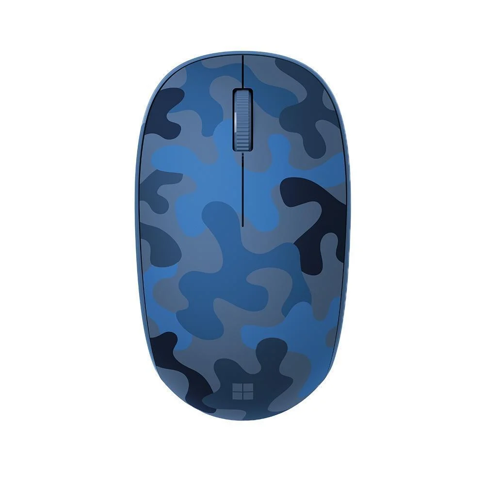 Imagem 4 de 4 do produto Mouse Sem Fio Microsoft 8kx-00002, Bluetooth, USB, Low Energy, Azul Camuflado