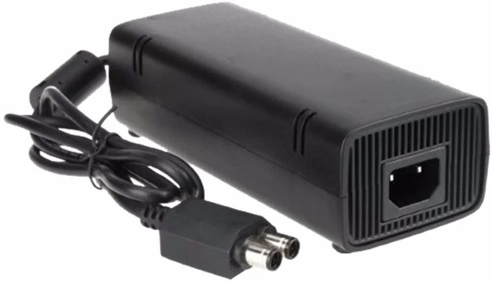 Fonte Xbox 360 Slim Bivolt, 110V, 220V, Com Cabo De Força