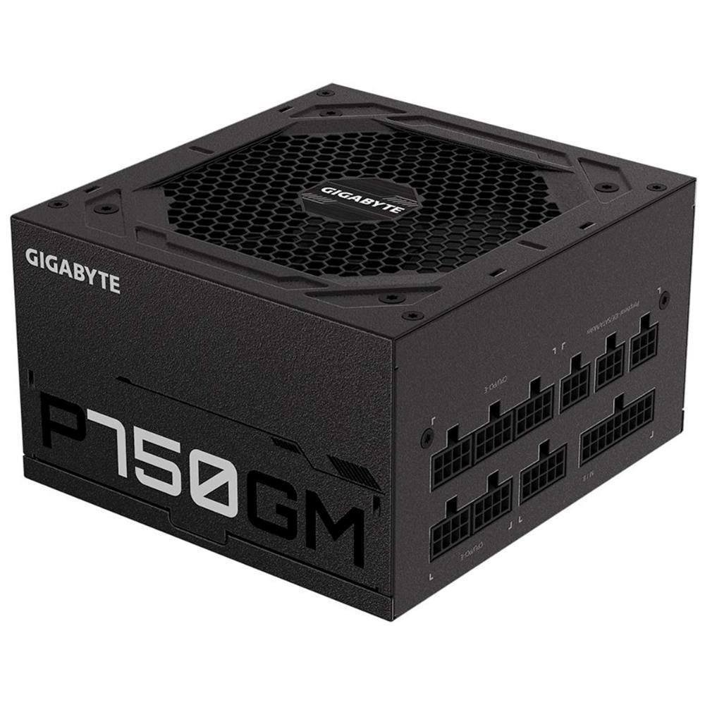 Fonte 750w Gigabyte P750gm - Eficiência 90% - 80 Plus® Ouro - Totalmente Modular - Gp-p750gm