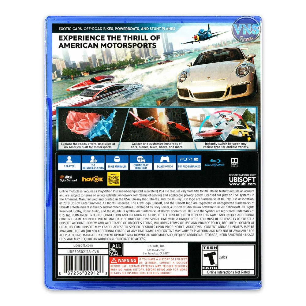 Imagem 2 de 5 do produto Jogo The Crew 2 Edição Standard, Playstation 4