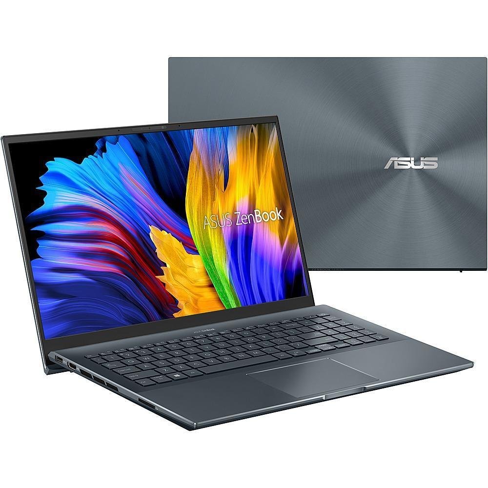 Notebook Asus Zenbook Pro 15, Amd Ryzen 7, Memória RAM 16 GB, 15.6'', Nvidia Amd Geforce Rtx 3050 Ti Radeon, Touch-screen Laptop, Cinza - UM535QE-XH71T