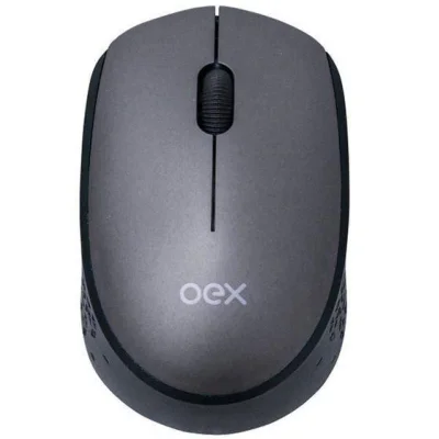 Mouse Bluetooth E Wireless Óptico,Oex, 1000 Dpi Cozy Ms602, Prata.
