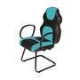 Cadeira Gamer Design Office Móveis Interlocutor Linha Gamer Racing, Peso recomendado: até 120 kg, Verde com Preto