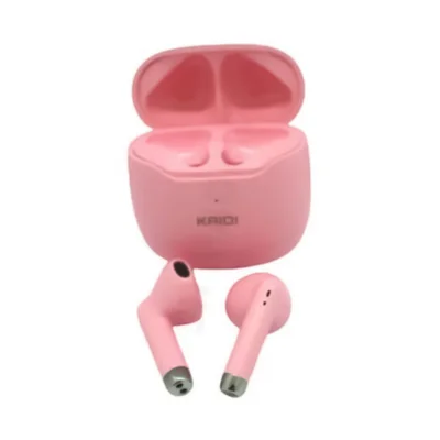 Fone Kaidi Tws Bluetooth Tws, Duplo Case Transporte E Carga, Rosa