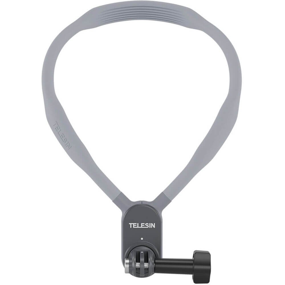 Alça De Pescoço Com Suporte TE-HNB-001 Telesin, Para Gopro E Câmeras Similares - Cinza