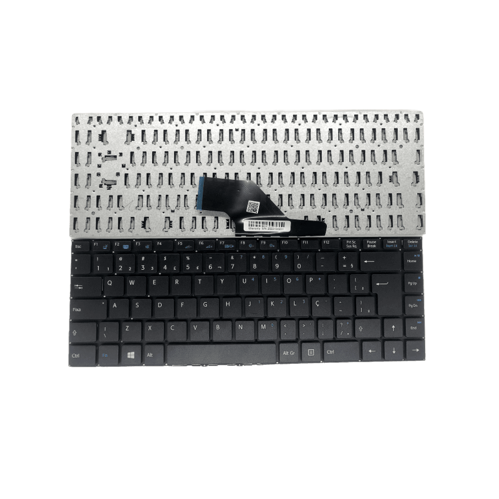 Teclado para Notebook Vaio Fe14 Vjfe42f11x, Padrão Br, Preto Teclado para Notebook Vaio Fe14 Vjfe42f11x, Padrão Br, Preto