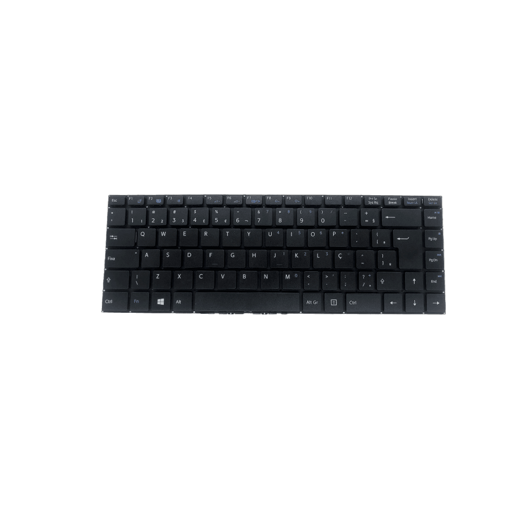 Teclado para Notebook Vaio Fe14 Vjfe42f11x, Padrão Br, Preto Teclado para Notebook Vaio Fe14 Vjfe42f11x, Padrão Br, Preto