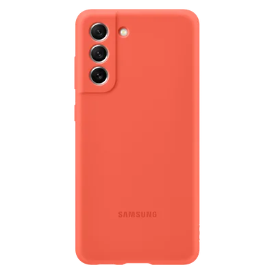 Capa Samsung Silicone Cover Galaxy S21 Fe Tela: 6.4 Pol G990 - Coral.