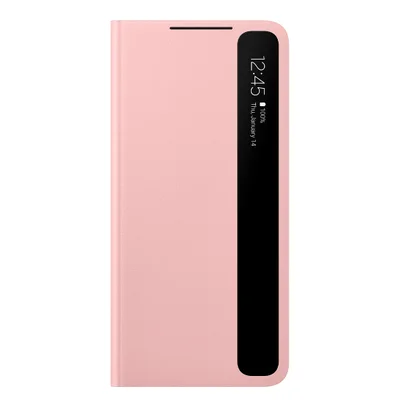Capa Samsung Clear View Galaxy S21 Plus Tela: 6.7 Pol,G996 - Rosa.
