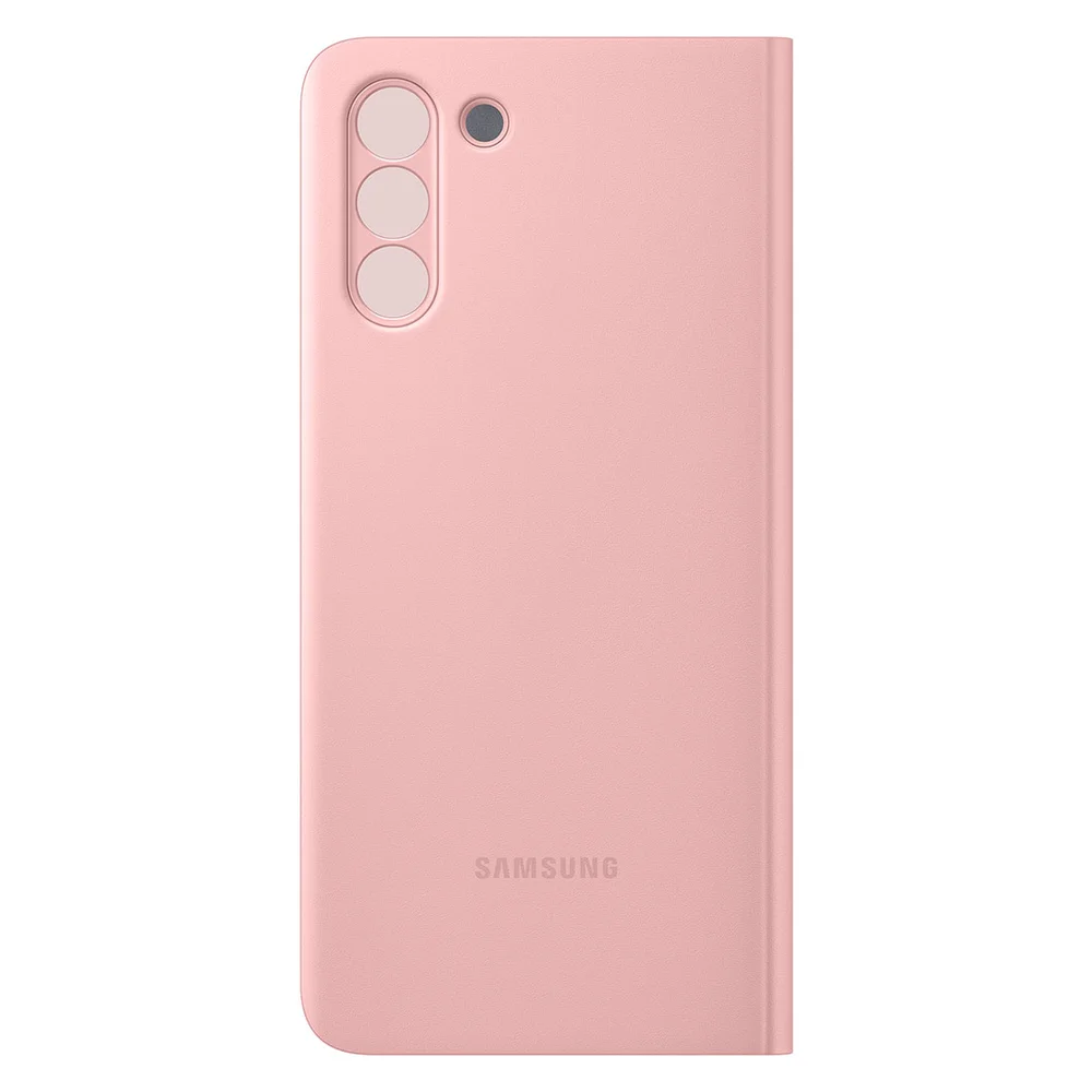 Imagem 2 de 5 do produto Capa Samsung Clear View Galaxy S21 Plus Tela: 6.7 Pol,G996 - Rosa.