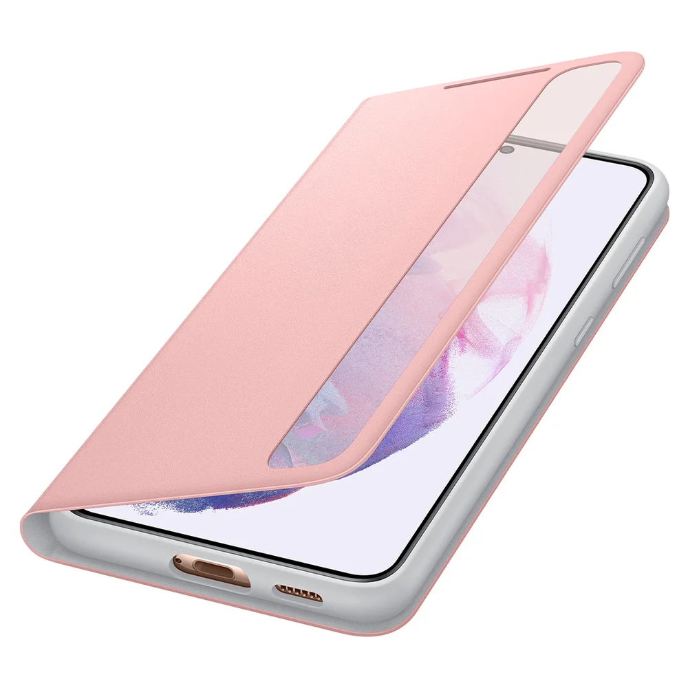 Imagem 4 de 5 do produto Capa Samsung Clear View Galaxy S21 Plus Tela: 6.7 Pol,G996 - Rosa.
