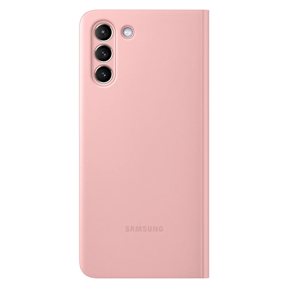 Imagem 5 de 5 do produto Capa Samsung Clear View Galaxy S21 Plus Tela: 6.7 Pol,G996 - Rosa.