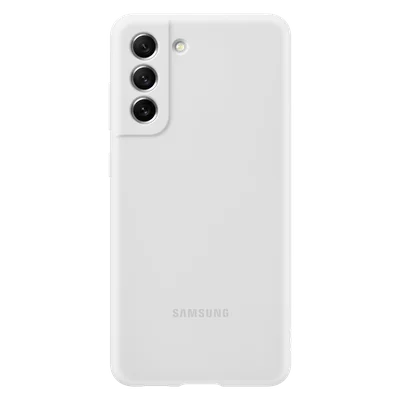 Capa Samsung Galaxy S21 Fe, 6.4 Pol, Silicone Cover, G990, Branca