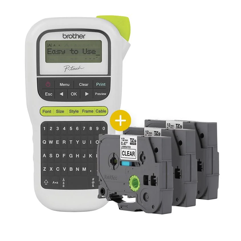 Imagem 3 de 5 do produto Rotulador Eletônico Brother  Pt-h110, Com 3 Fitas