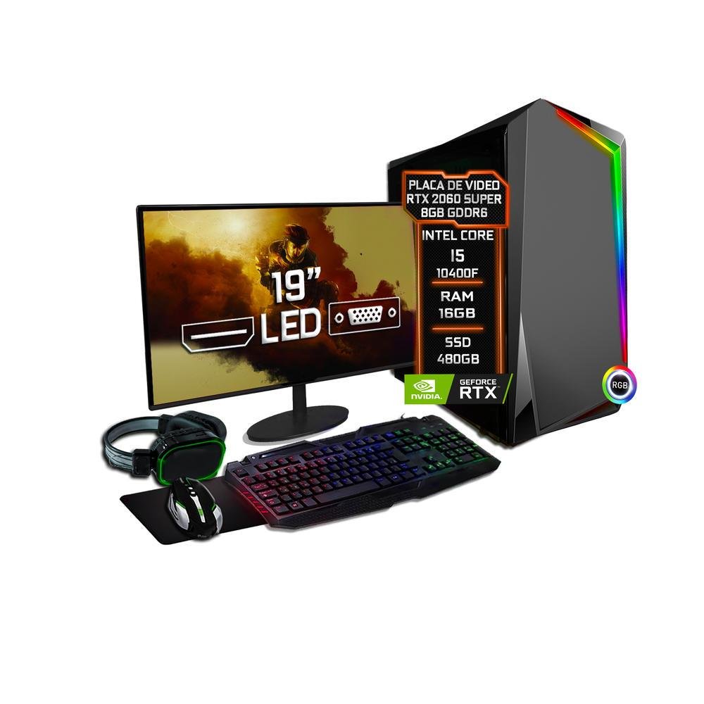 Pc Gamer Completo I5 10400F 16GB KaBuM
