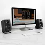 Monitor de Áudio Mr4 Edifier 42w Rms, Conexão TRS e RCA, Bivolt - Preto
