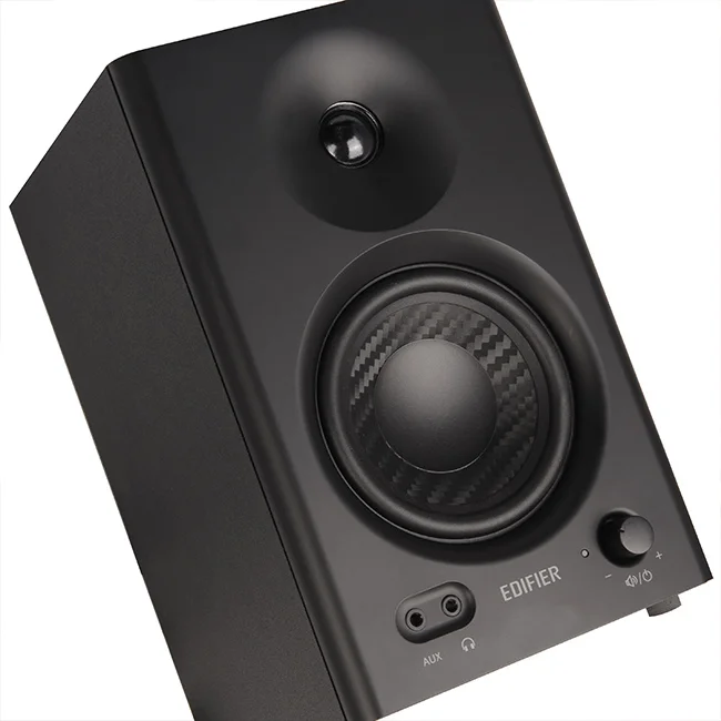Monitor de Áudio Mr4 Edifier 42w Rms, Conexão TRS e RCA, Bivolt - Preto