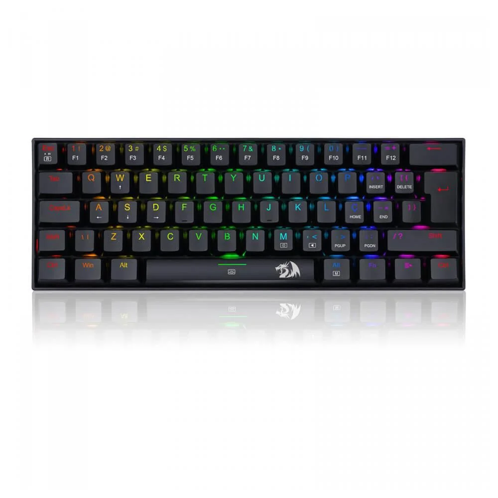 Teclado Redragon Mecânico Gamer Dragonborn RGB