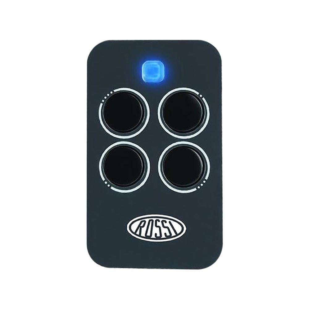 Controle Remoto Rossi Tx Quattro para Portão Eletrônico, Preto