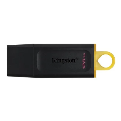 Pen Drive Datatraveler Exodia 128gb Kingston Preto/amarelo.