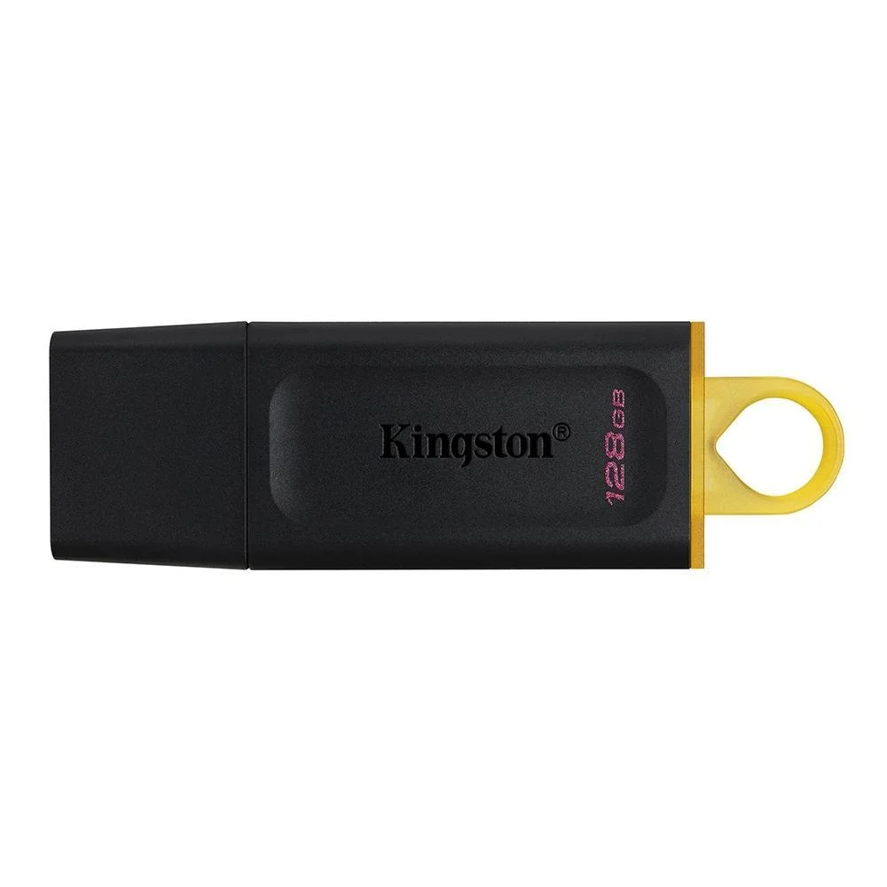 Pen Drive Datatraveler Exodia 128gb Kingston Preto/amarelo. Pen Drive Datatraveler Exodia 128gb Kingston Preto/amarelo.