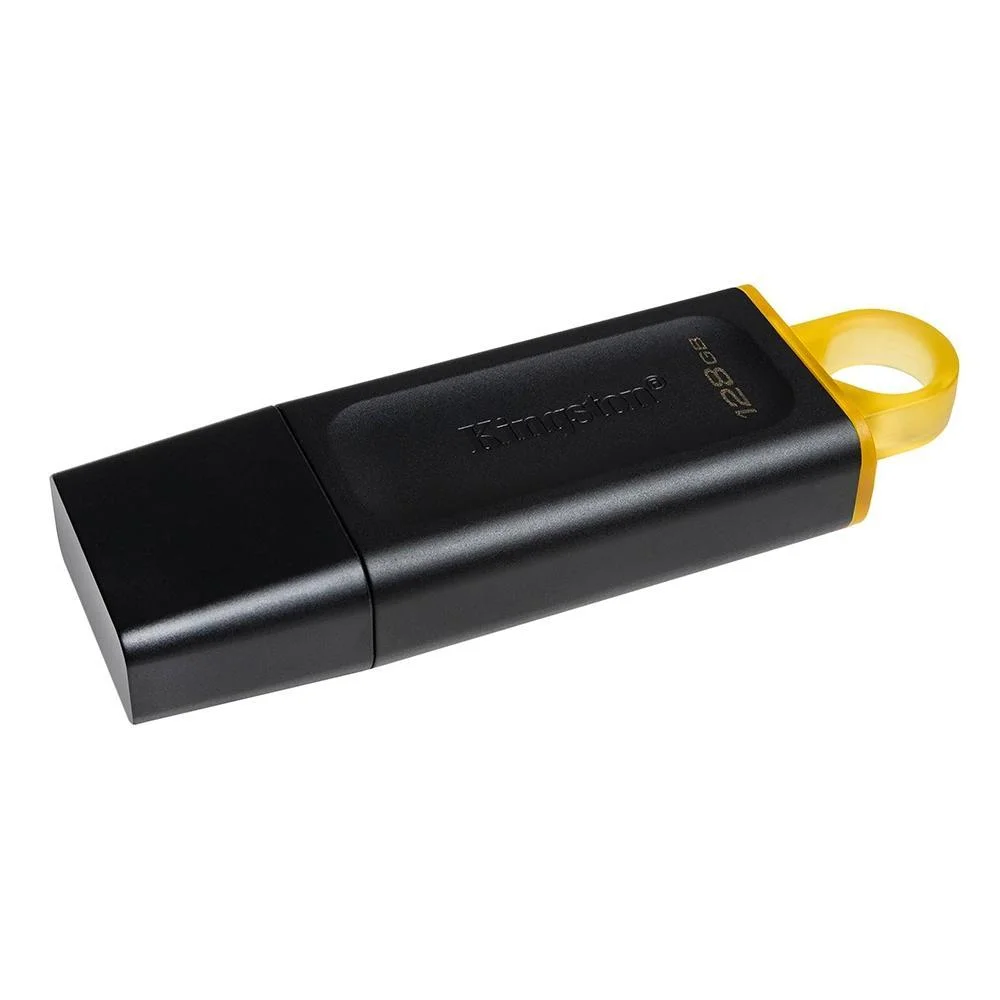 Pen Drive Datatraveler Exodia 128gb Kingston Preto/amarelo. Pen Drive Datatraveler Exodia 128gb Kingston Preto/amarelo.