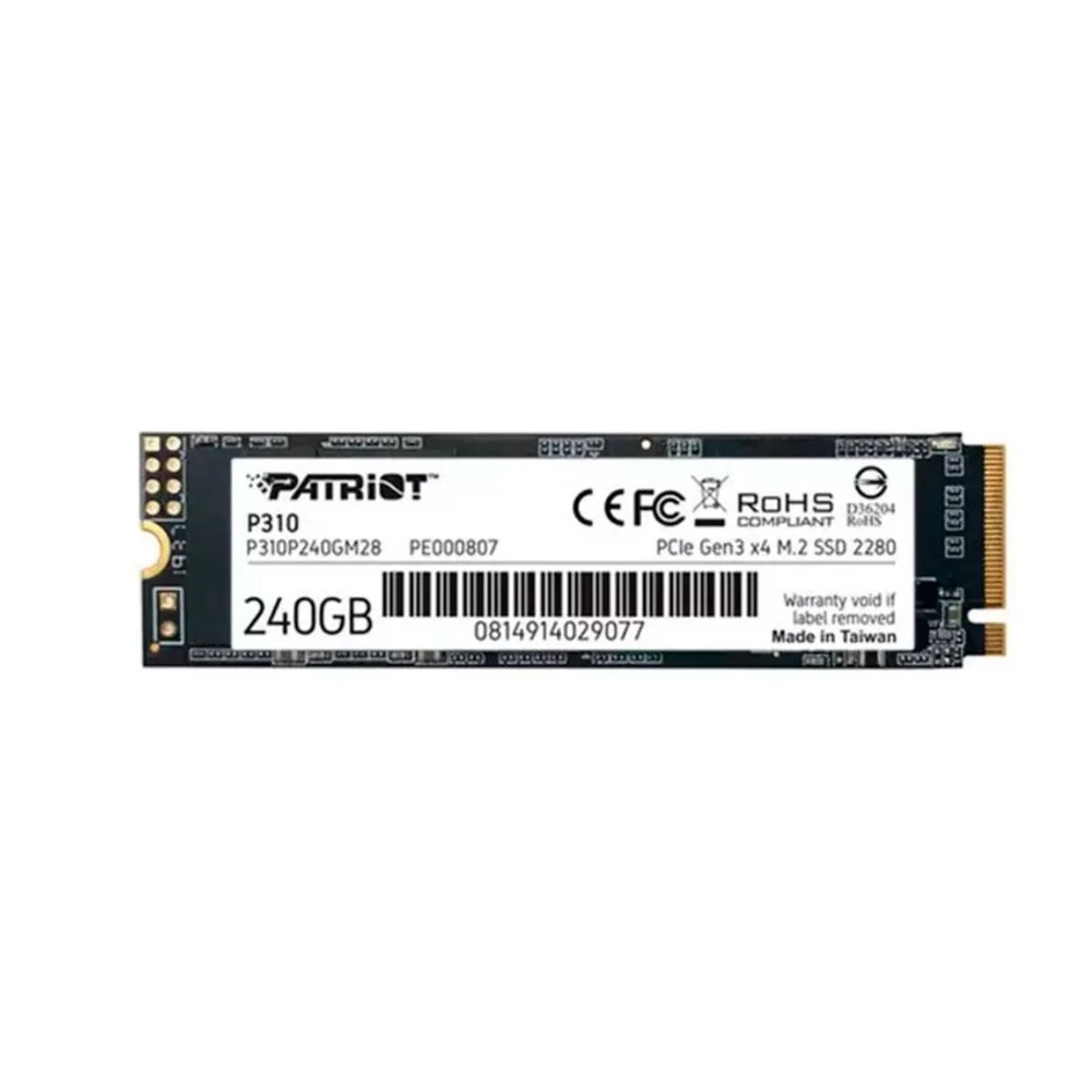 Imagem 3 de 5 do produto SSD 240Gb,P310 M.2, P310p240gm28 - Patriot