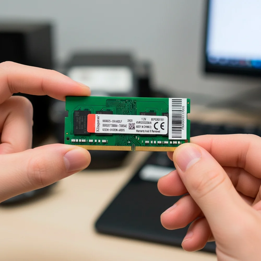 Imagem 4 de 5 do produto Memória Kingston SODIMM, 8GB, 3200MHz, DDR4, 1.2V - KVR32S22S6/8