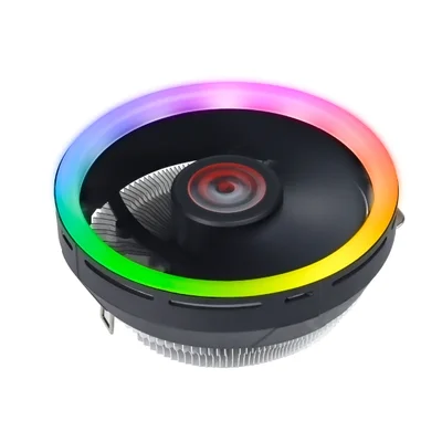Cooler para Processador Pcyes ACZFRRB, LED, AMD/Intel, 124mm, Preto