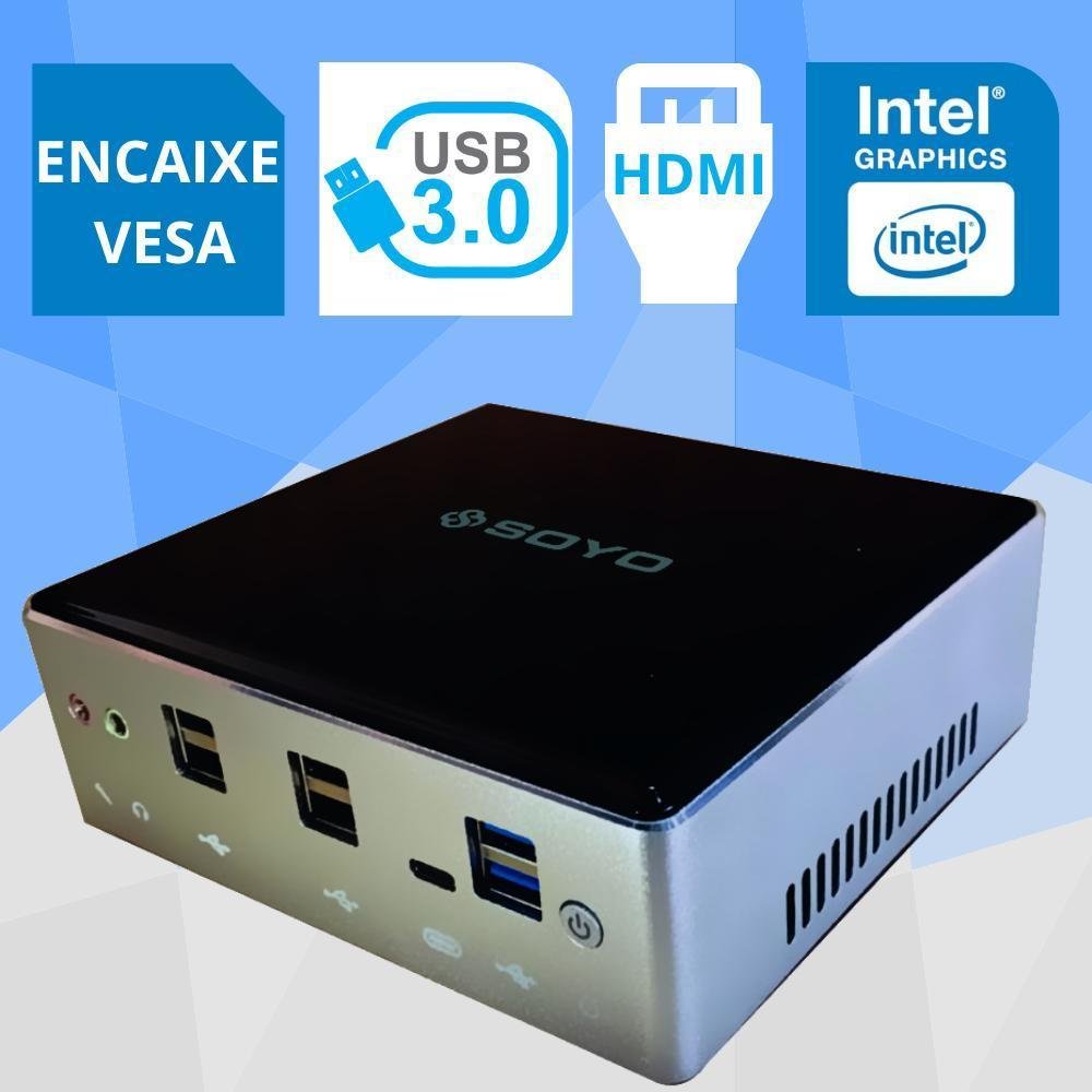 Mini Computador Soyo Nuc Core I5 240GB Win 10
