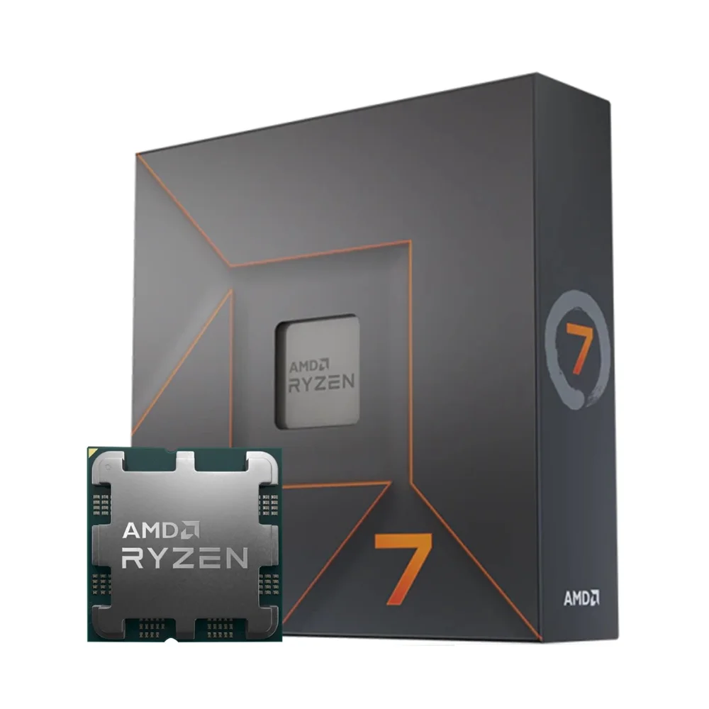 Processador AMD Ryzen 7 7700X, 5.4GHz, Cache 40MB, AM5, 8 núcleos, 16 Threads, Radeon Graphics Com Vídeo - 100-100000591WOF
