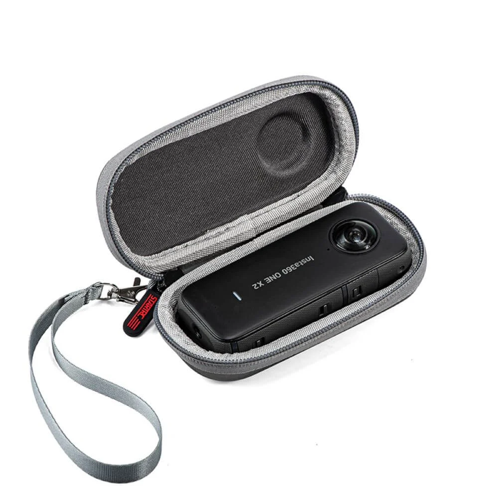 Imagem 5 de 5 do produto Mini Estojo Para Câmera Insta360 One X E One X2 - Startrc Cor Cinza