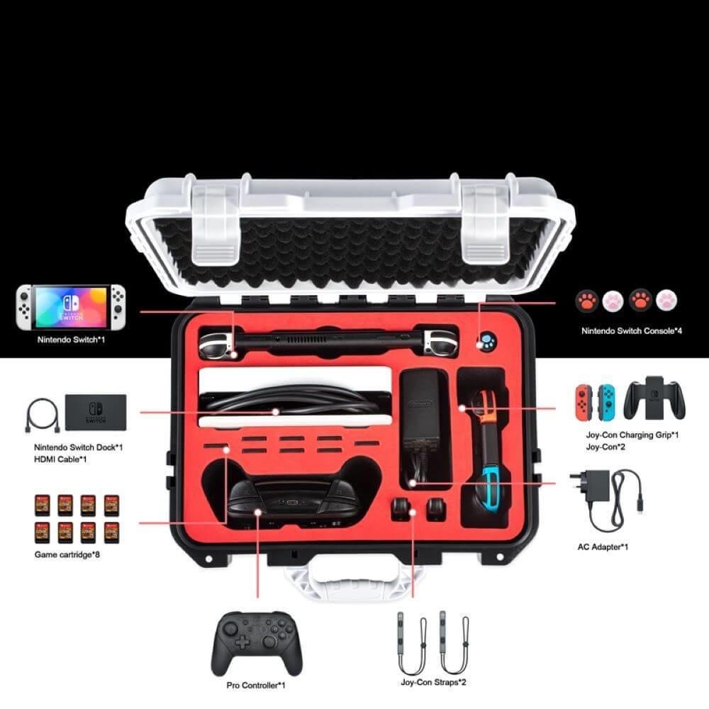 Imagem 2 de 5 do produto Maleta Estanque Para Nintendo Switch E Acessórios