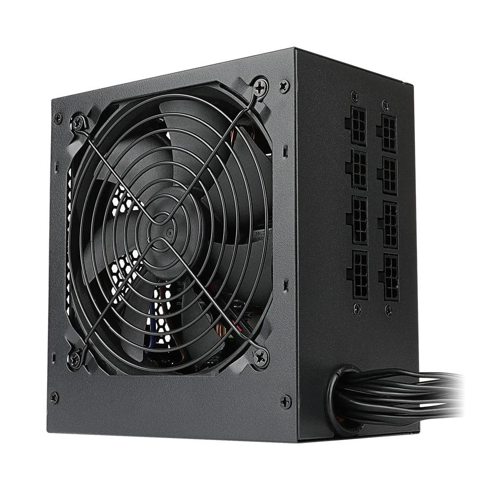 Imagem 2 de 4 do produto Fonte Mymax ATX, 500W, 80 Plus Bronze, Semi-Modular, PFC Ativo, Bivolt, Com Cabo, Preta