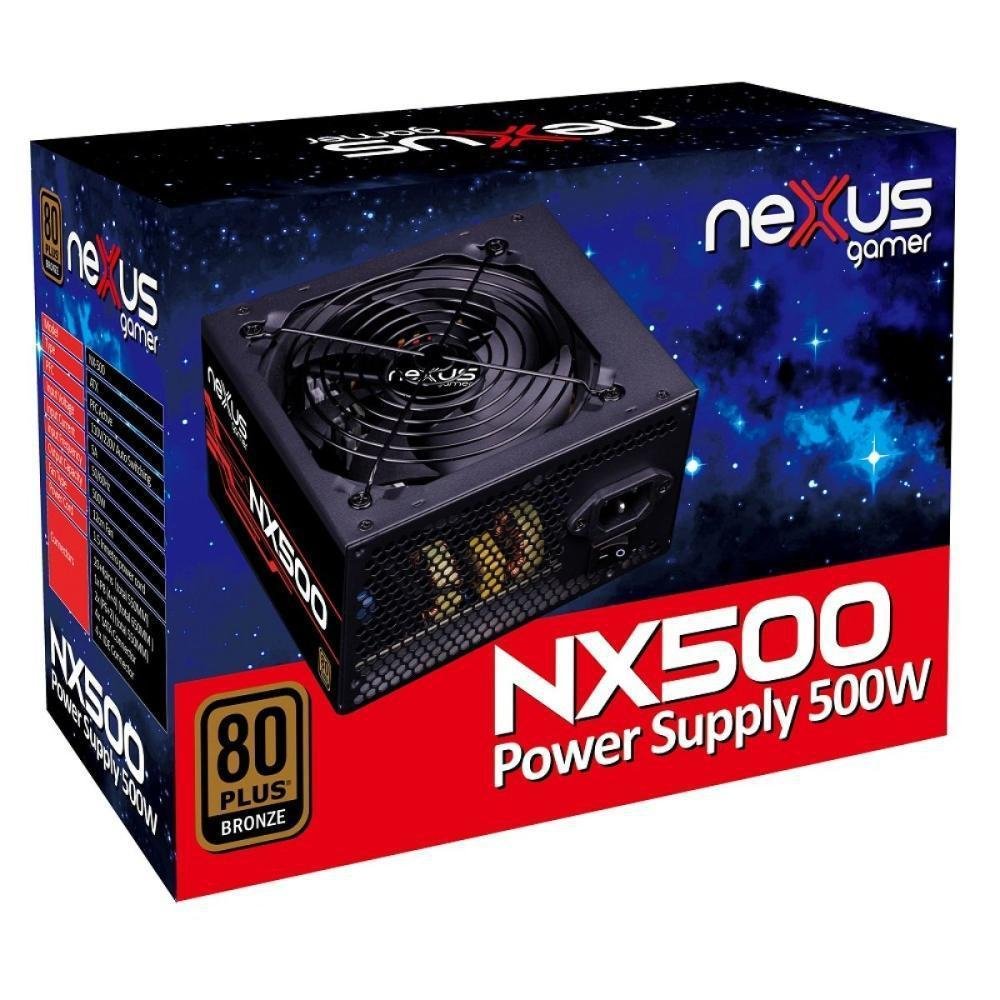 FONTE ATX 500W GAMEMAX 80 PLUS BRONZE GM500 - OferTec