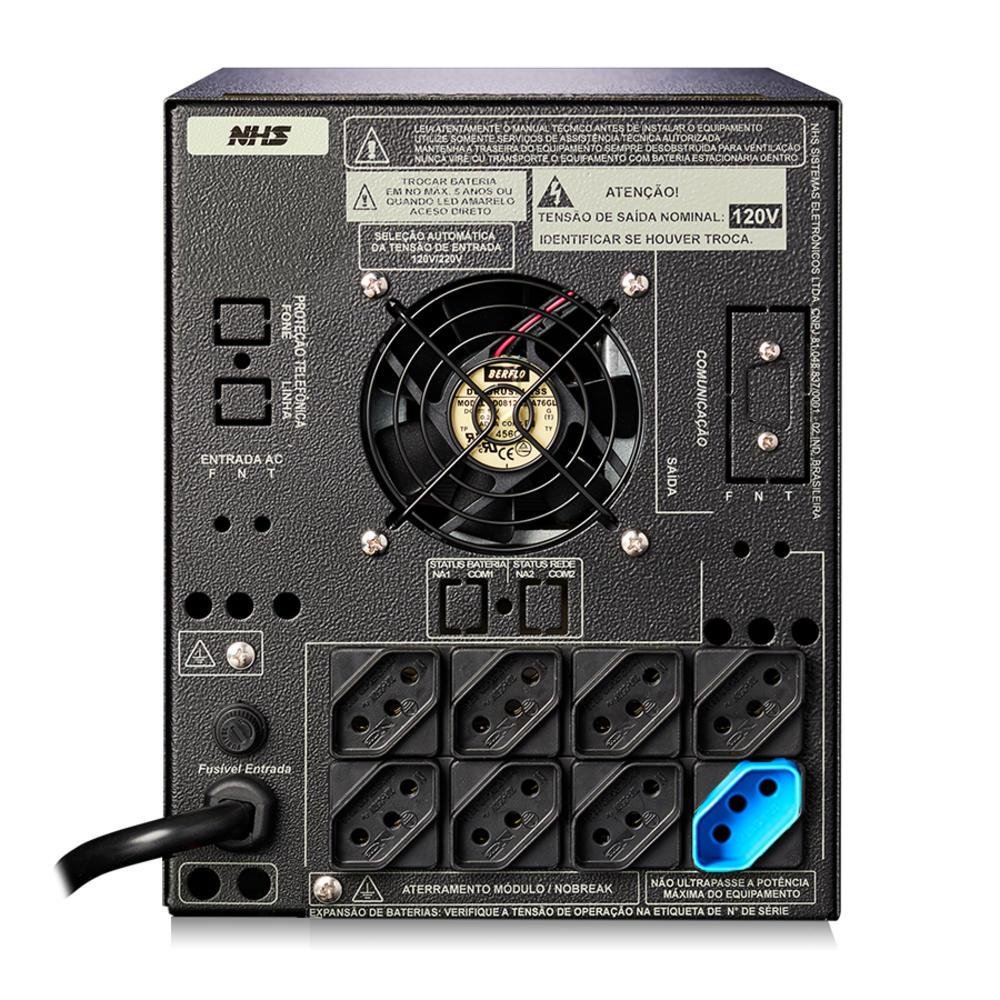 Nobreak NHS Premium Online Isolador, 1500 VA, Ent. Bivolt / Saída 220V, Bateria 4x9Ah - 92.A1.015100 Nobreak NHS Premium Online Isolador, 1500 VA, Ent. Bivolt / Saída 220V, Bateria 4x9Ah - 92.A1.015100
