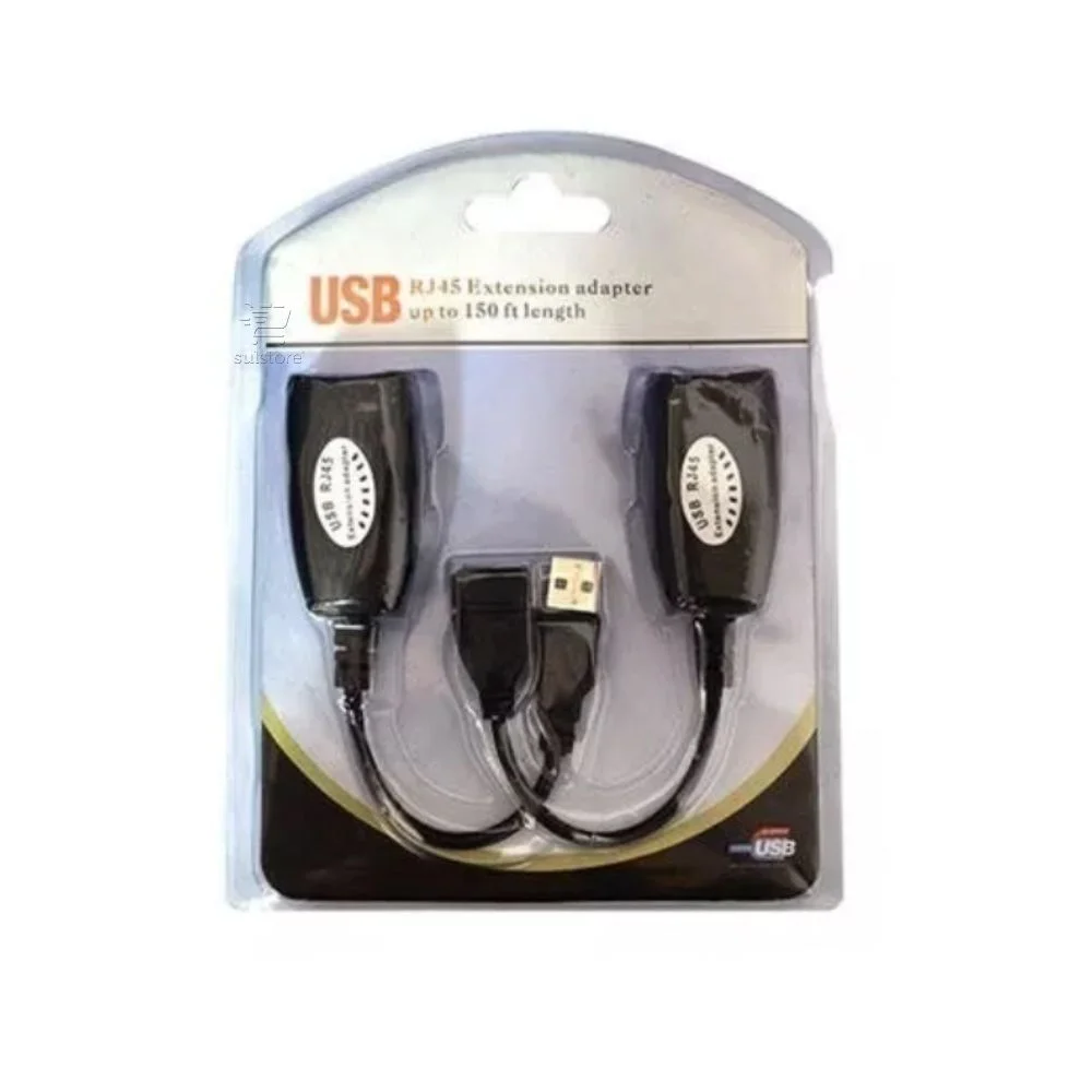Imagem 3 de 3 do produto Conversor Adaptador Extensão USB x RJ45 (USB-RJXT) 45 Metros