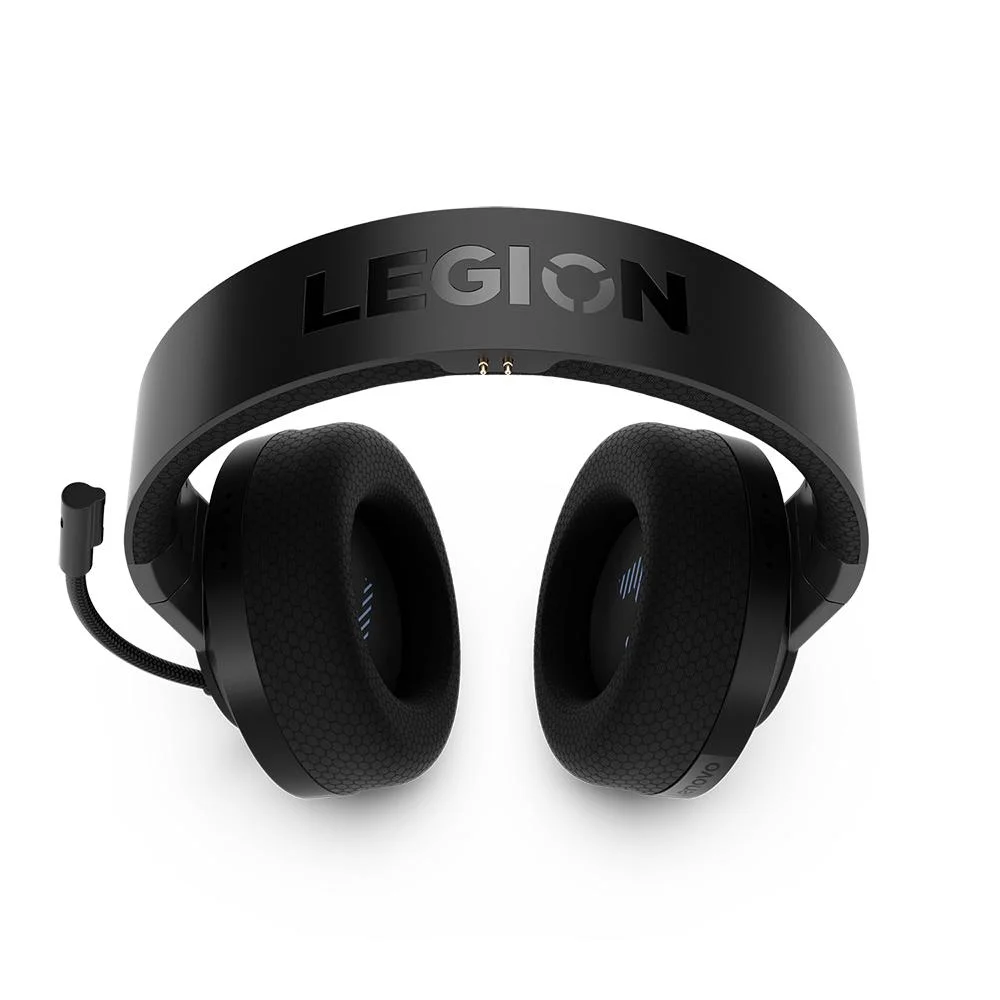 Imagem 4 de 5 do produto Headset Gamer Sem Fio Lenovo Legion H600, 50 mm, Wireless Via Nano-USB, Preto