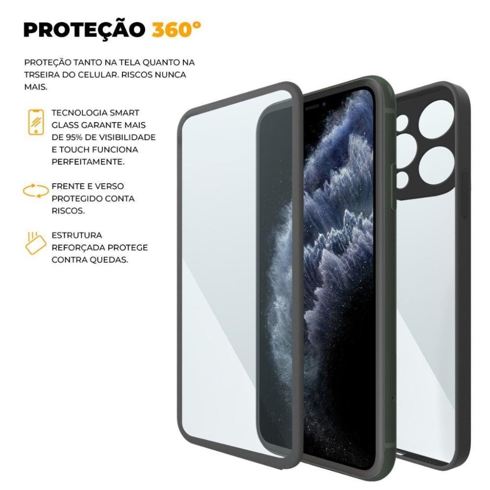 Imagem 2 de 5 do produto Capa 360 Para Iphone 11 Pro Max - Preta - Gshield