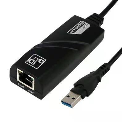 Adaptador Usb 2.0 Para Rj-45 Placa De Rede Usb Alta Velocidade Até 480mbps.