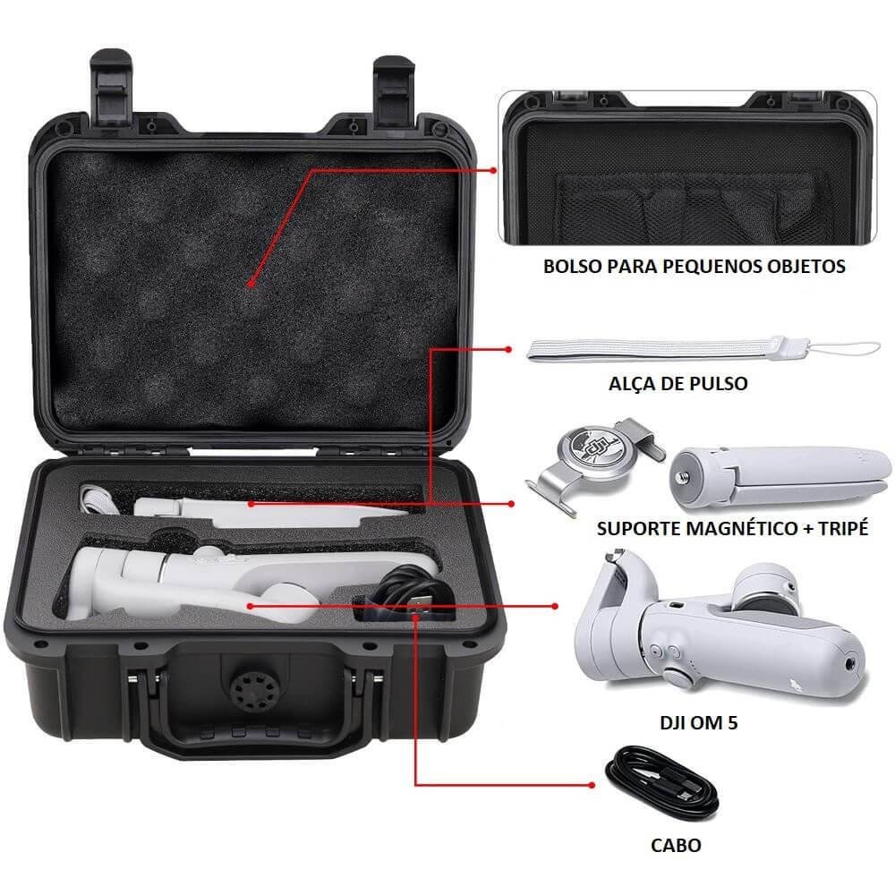 Maleta Estanque Para DJI Om 5 E Acessórios, Preto - 20210901-BLACK