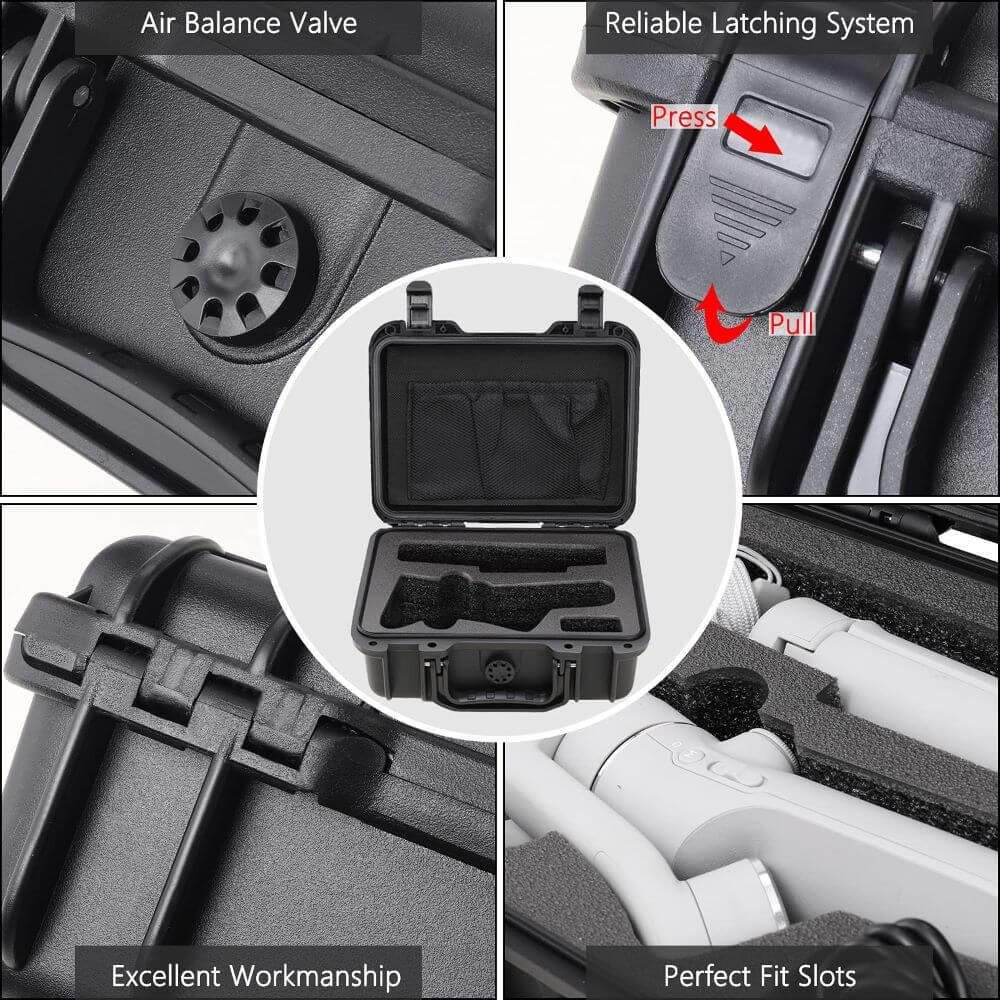 Maleta Estanque Para DJI Om 5 E Acessórios, Preto - 20210901-BLACK