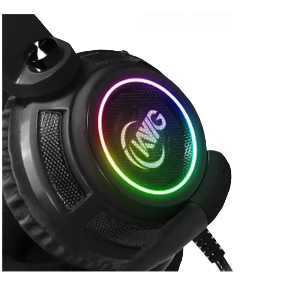Fone De Ouvido Kwg Headset Gamer Usb Rgb Taurus P1 Preto. Fone De Ouvido Kwg Headset Gamer Usb Rgb Taurus P1 Preto.