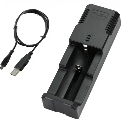 Carregador Xcell Fx-c07 Baterias 26650/22650/18650/18500 Flex