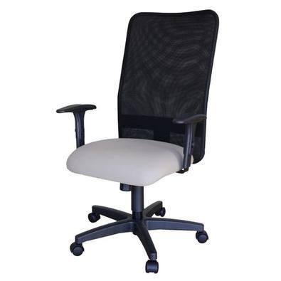 Cadeira Para Escritório Design Office Móveis Encosto Em Tela Mesh Peruggia Cinza