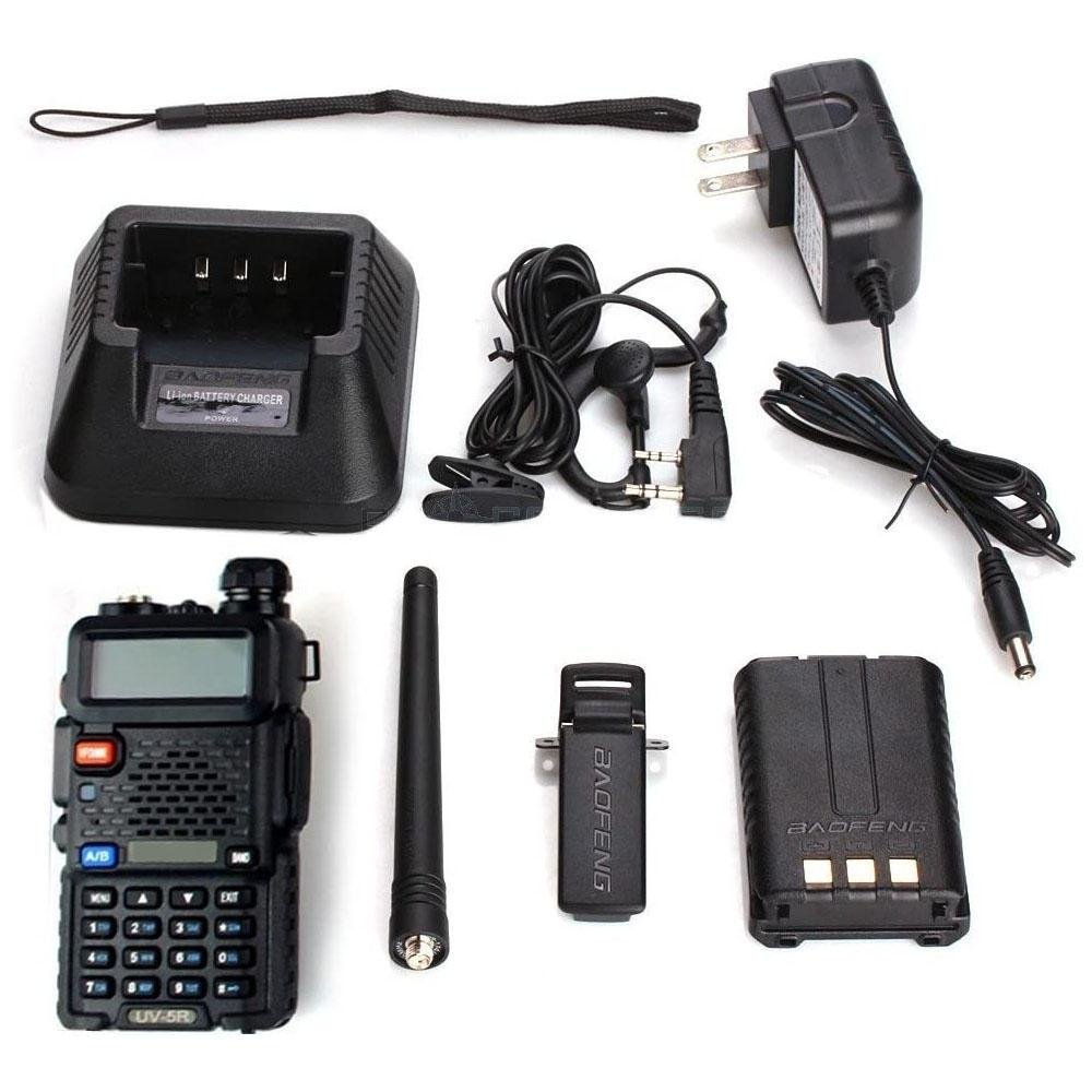 Imagem 4 de 5 do produto Rádio Comunicador Baofeng Walkie Talkie, Ht, Dual Band, Fone Uv-5r