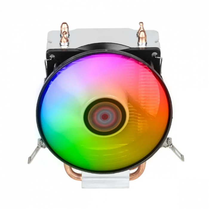 Imagem 2 de 5 do produto Cooler Para Processador PCYES Universal, LED Rainbow Lorx, TDP 95W, Box - ACLX92RB